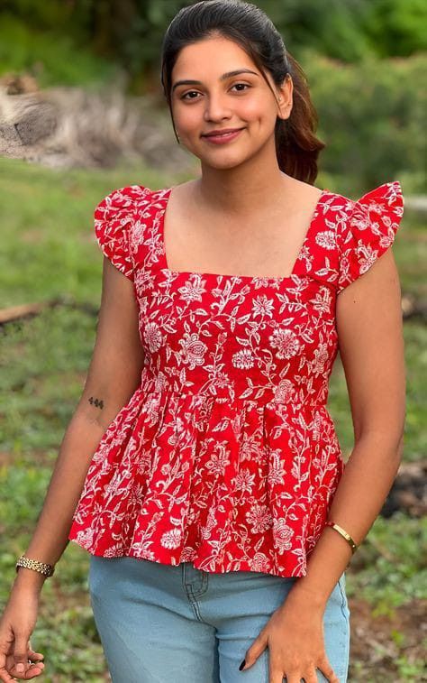 Floral Printed Summer Top