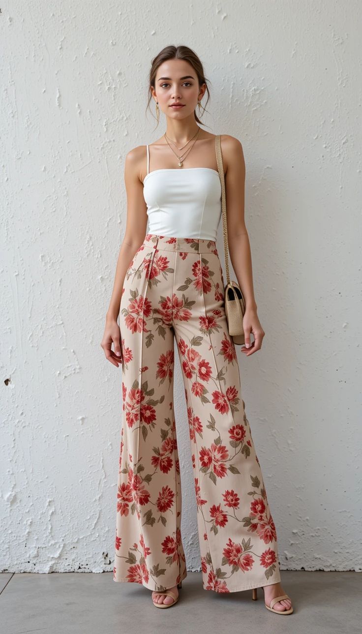 Floral Printed Palazzo Pants